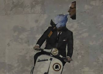 Arruinan el mural de Mourinho con el humo de Sarri