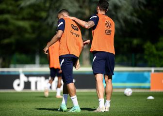 Giroud pone el armisticio... y Mbappé no lo firma