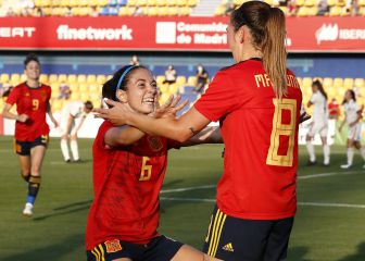 El Barcelona presume de sus internacionales españolas