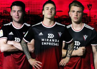 El Mirandés presenta sus nuevas equipaciones en redes sociales