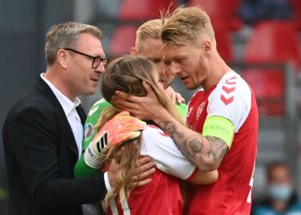 Kjaer, un salvador de Eriksen