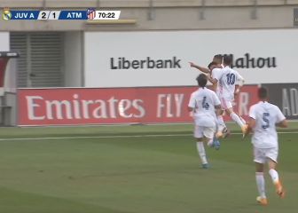 El doblete del cachorro que llamó la atención de Zidane: se ha comido al Atleti él solito