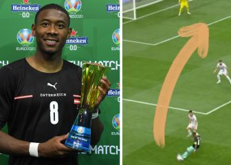 El partidazo de Alaba en datos que le valió el MVP y por el que se frotan las manos en el Madrid