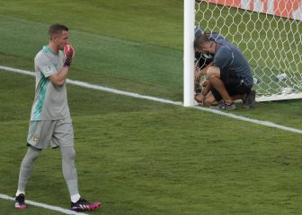 Una semana infernal en Sevilla 'quemó' el césped de La Cartuja