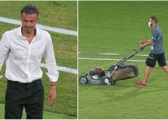 La Selección pone a trabajar a los jardineros de madrugada