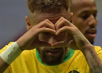Neymar brilla en la goleada de Brasil contra Perú