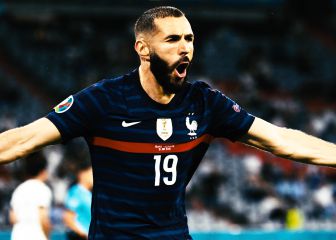 Tiran con dardo contra Benzema: el gafe que le persigue en la Eurocopa