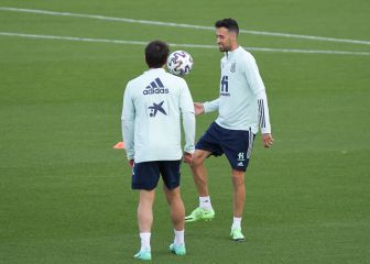 Busquets recupera sensaciones en su primera sesión con el grupo