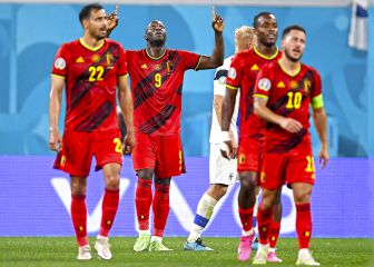 Finlandia-Bélgica en imágenes