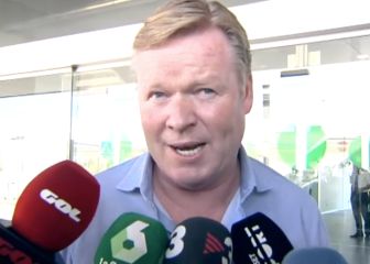 Ronald Koeman aterriza en Barcelona y asegura no conocer el futuro de Leo Messi
