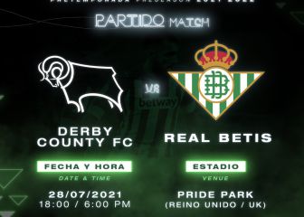 El Betis se medirá al Derby County de Wayne Rooney