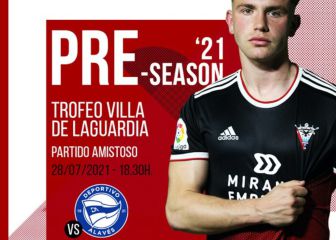 El Mirandés se medirá al Alavés en el Trofeo Villa de Laguardia