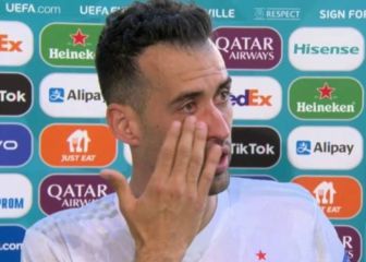Busquets rompe a llorar