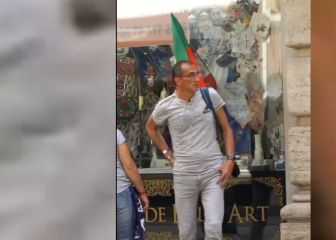 El troleo épico de un fan portugués a uno francés antes del partido: atentos a su cara