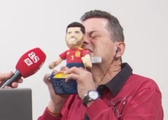 El rito 'anti vudú' de Roncero y Matallanas a Morata para que marque un hat-trick ante Croacia