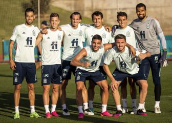 El entrenamiento de la selección española de hoy