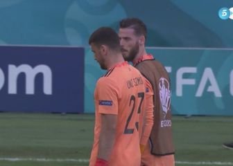 De Gea y la afición se vuelcan con Unai