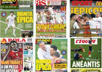 Las portadas deportivas tras la clasificación de España