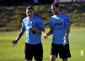 Godín y Giménez, seguridad en el área