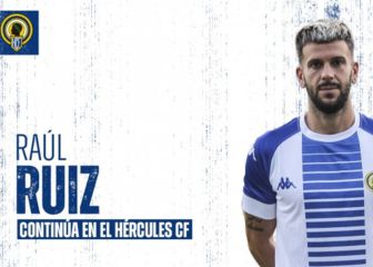 Raúl Ruiz se queda una temporada en el Hércules cobrando menos