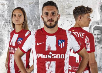 El Atlético presenta sus cuatro equipaciones por los 75 años