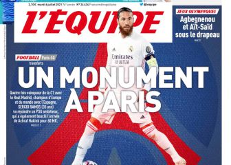 L'Equipe se rinde al monumento Ramos