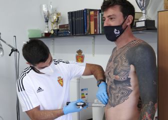 El Zaragoza inicia la pretemporada con los reconocimientos médicos y los test PCR