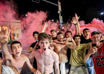 Italia ha vivido una noche loca