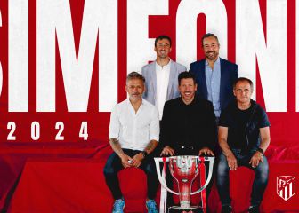 Simeone renews contract with Atlético until 2024