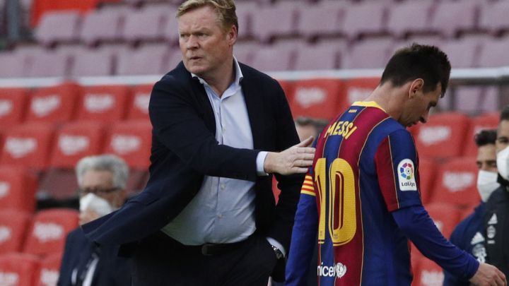 Koeman "concerned" about Messi contract situation