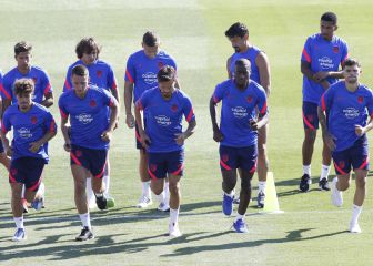 Simeone celebra su renovación con otra sesión de trabajo