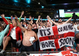 Inglaterra, multada con 30.000 euros por culpa de sus hinchas