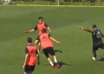 Mariano recupera su versión Ronaldo con esta burrada en el entrenamiento: vea y disfrute