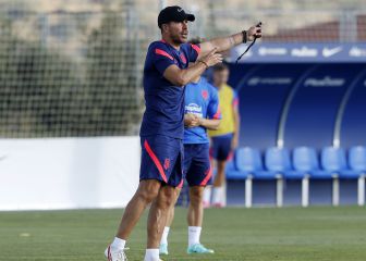 El primer entrenamiento del Atlético en Los Ángeles de San Rafael