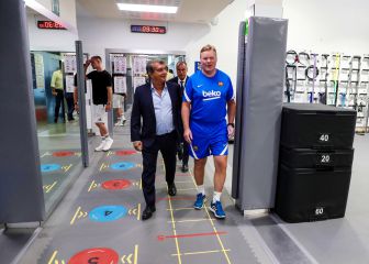 Laporta, en la Ciutat Esportiva