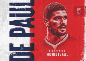El Atlético anuncia a De Paul