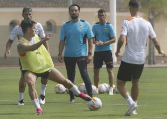 Primer test del Valencia de Bordalás ante el 'EuroVillarreal'