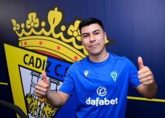 Tomás Alarcón, uno más en el entrenamiento del Cádiz