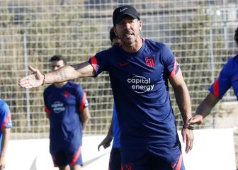 Simeone ensaya la presión en ataque y en defensa