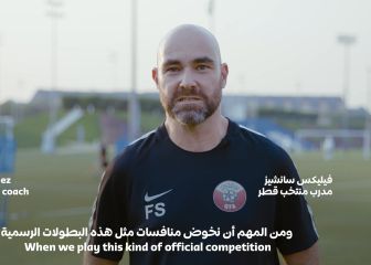 Félix Sánchez: “Quiero que vean a Qatar como un equipo con calidad y buen fútbol”