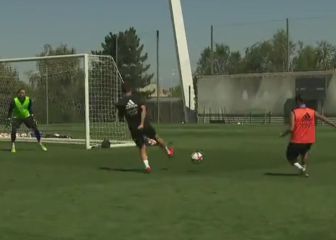 El Madrid sigue su preparación bajo un calor sofacante