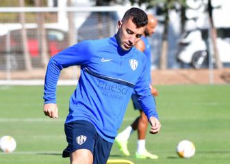 Borja García, primer positivo del Huesca