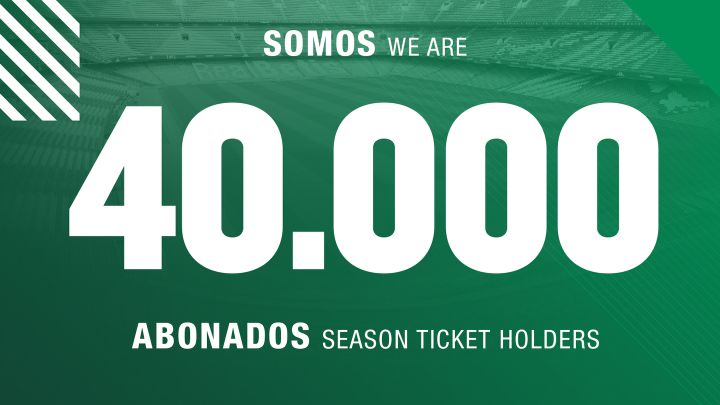 El Betis anunció que ha llegado a los 40.000 abonados cuando concluye el periodo de renovación. Está por ver el aforo con que puede iniciar LaLiga.