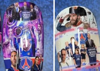 Ramos y sus nuevas espinilleras: Champions con el PSG y 'vestido' de Napoleón