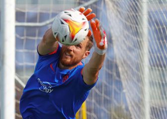 Oblak, siete años de seguridad bajo los palos en el Atlético