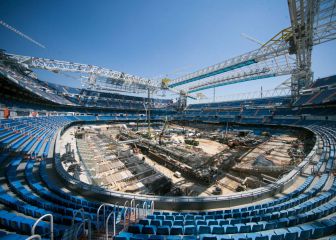 El avance de las obras del estadio Santiago Bernabéu