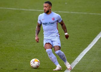 Barcelona-Girona: el debut de Memphis Depay en imágenes