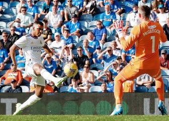 Rangers-Real Madrid en imágenes