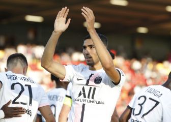 Achraf Hakimi liderará al PSG ante el Sevilla en el Algarve