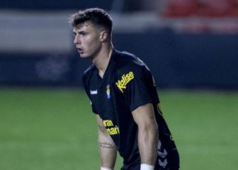 Álex Domínguez, el portero que buscaba el Ibiza